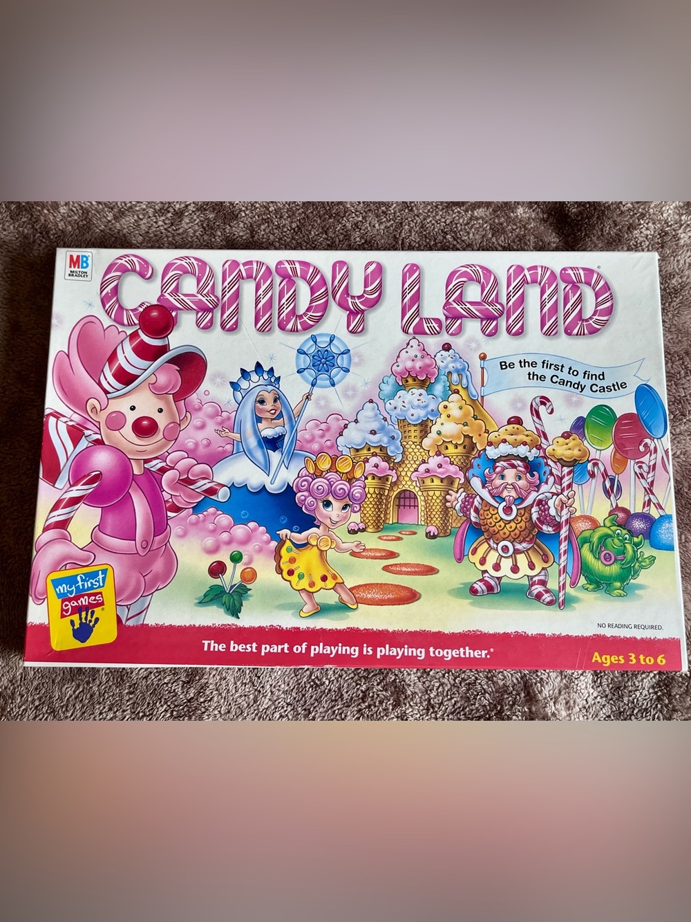 Vintage 1999 Candy Land Board Game Milton Bradley 100% COMPLETE